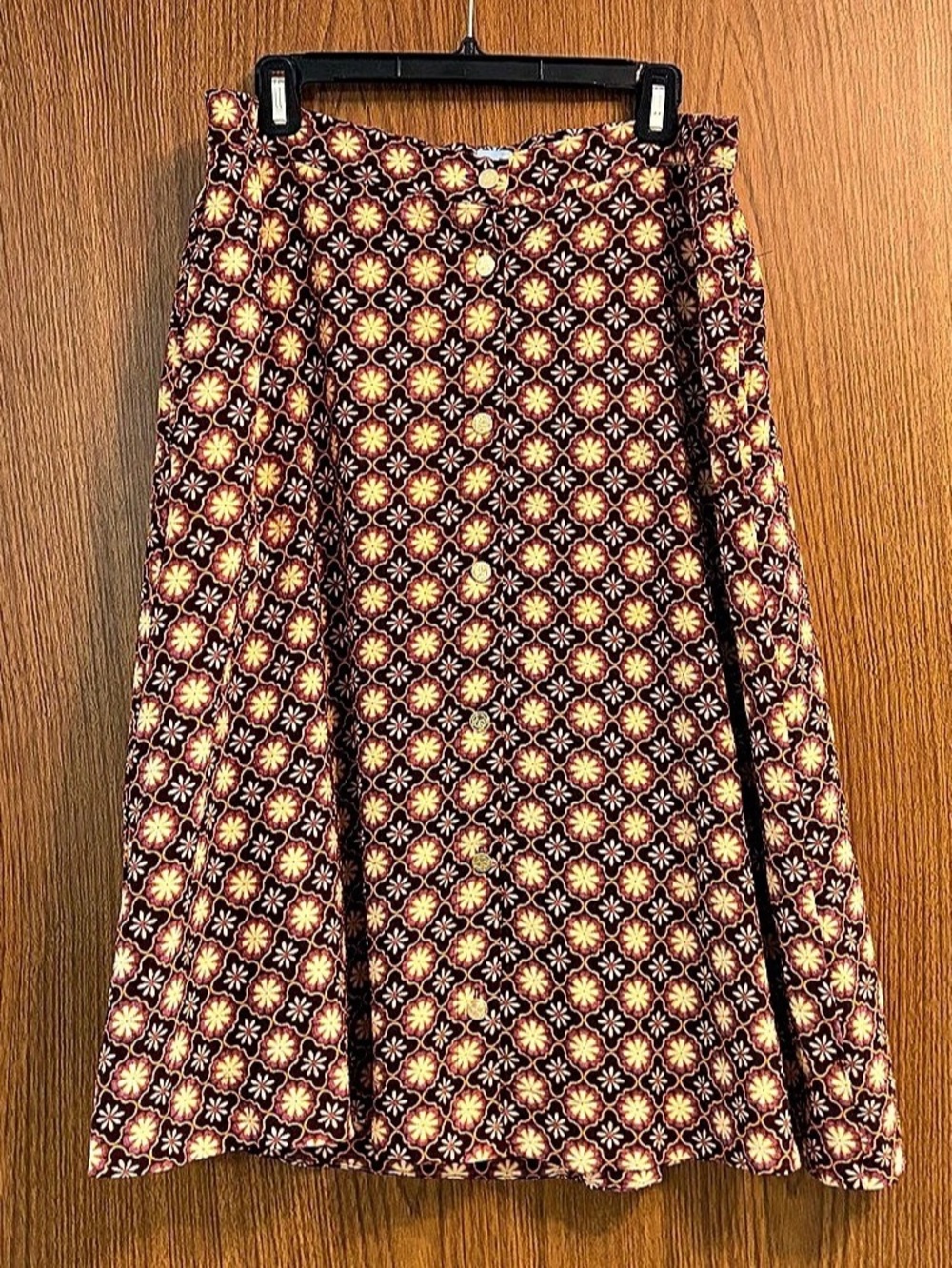 Draper James Floral Midi Skirt